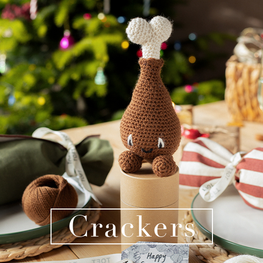 christmas cracker crochet kit make and fill